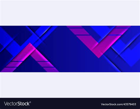 Modern abstract dark blue banner background Vector Image