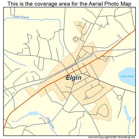 Aerial Photography Map of Elgin, SC South Carolina