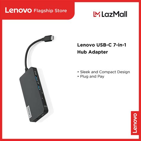 Lenovo Usb C In Hub Adapter Lazada Ph