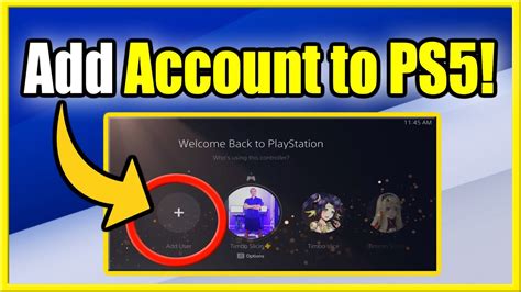 How To Add User To Ps5 And Play On New Account Fast Tutorial Youtube