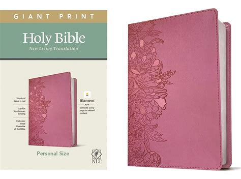 Nlt Personal Size Giant Print Bible Filament Enabled Edition Red