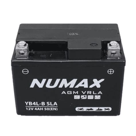 Batterie Numax Moto Yb L B Sla Agm V Ah En D Batteries Minute