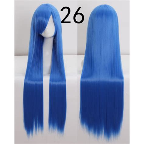 Jual 099 DARK Wig Base 100 Cm Lurus Wanita Cosplay Rambut Palsu Daily