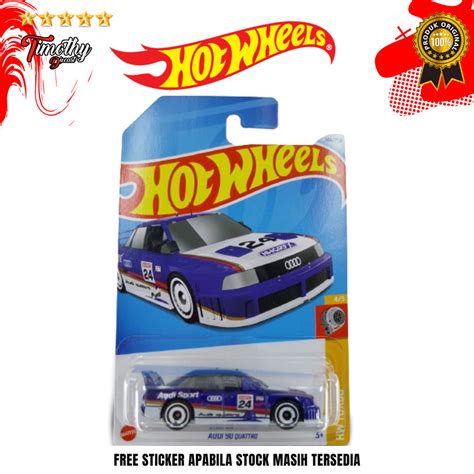 Hot Wheels Audi Quattro Blue Rally Numbers HW Turbo Shopee Malaysia