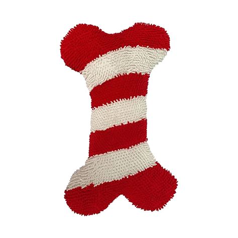 Petlou Christmas Twisted Dog Toy Bone Baxterboo