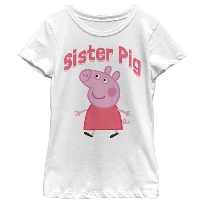 Girl's Peppa Pig Sister Pig T-shirt : Target