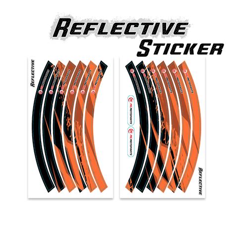 Fk Reflective Rim Sticker For Yamaha Fj Tracer Fjr Mt