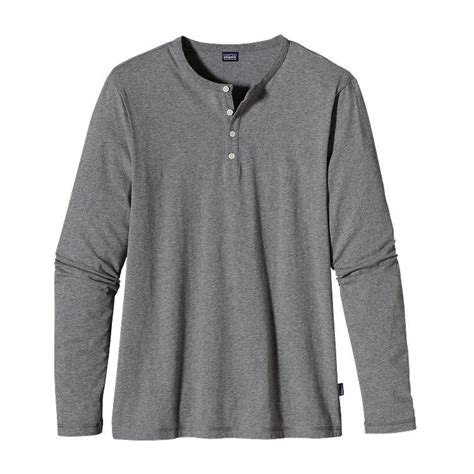 Patagonia Mens Long Sleeved Daily Henley Mens Outdoor Clothing