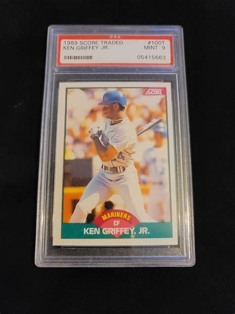 Score Traded Ken Griffey Jr Rookie Card Rc T Psa Mint Ebay