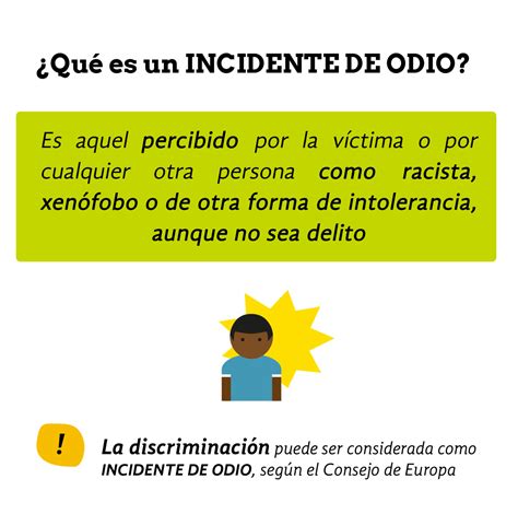 ¿qué Es Un Incidente De Odio Stop Rumores