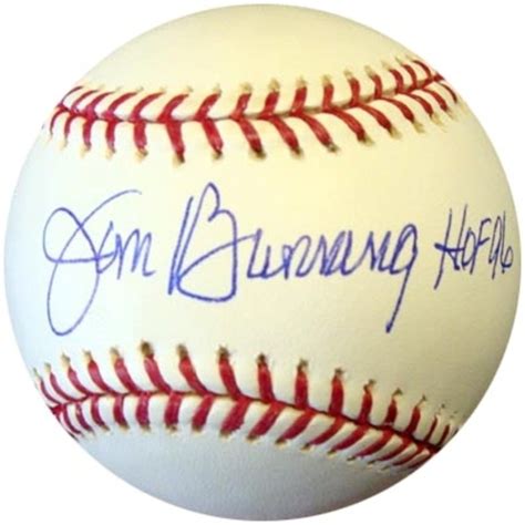 Jim Bunning Hof Autographed Baseball Mlb Auctions