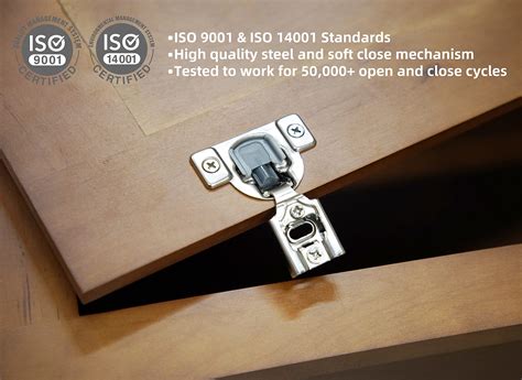 Buy Decobasics Pack Overlay Soft Close Hinges For Kitchen