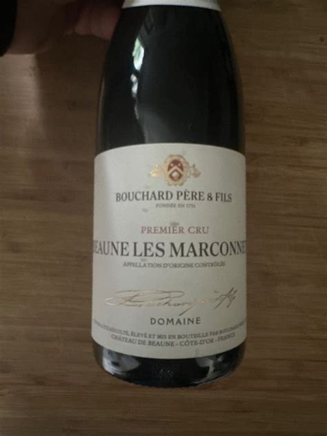 2019 Bouchard Père et Fils Beaune 1er Cru Marconnets France Burgundy