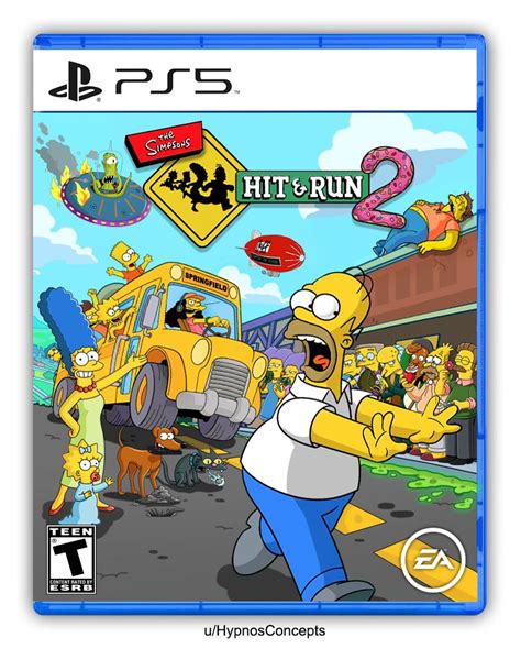 The Simpsons: Hit & Run 2 - PS5 (FAN MADE) I want this more than ...