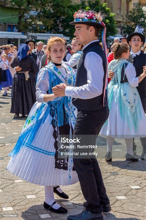 Dancers At The Parade Of The German Folk Costumes Timisoara Romania Stock Photo - Download Image ...