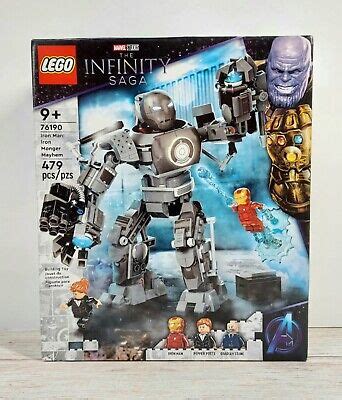 LEGO Marvel Super Heroes Iron Man Iron Monger Mayhem 76190 Box Wear