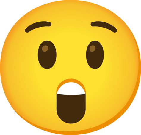 Astonished Face Emoji Download For Free Iconduck