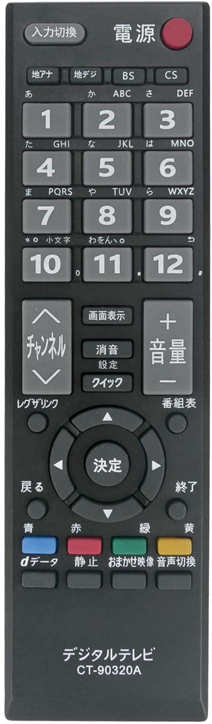 Amazon Co Jp PerFascin Replacement Remote Control Fits For Toshiba