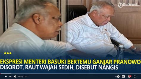 Ekspresi Menteri Basuki Bertemu Ganjar Pranowo Jadi Sorotan Disebut