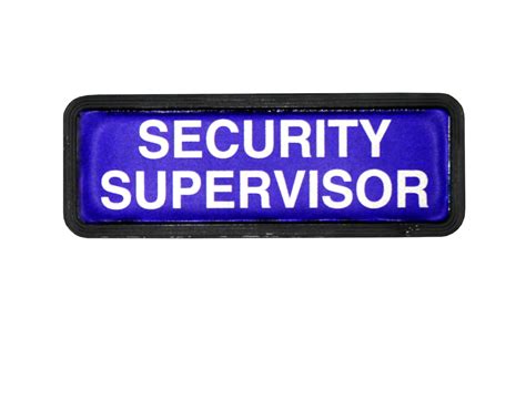 security supervisor badge  supervisory stitchpatchescom