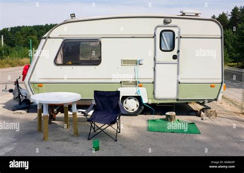 Tourism camping trailer family car hi-res stock photography and images - Alamy