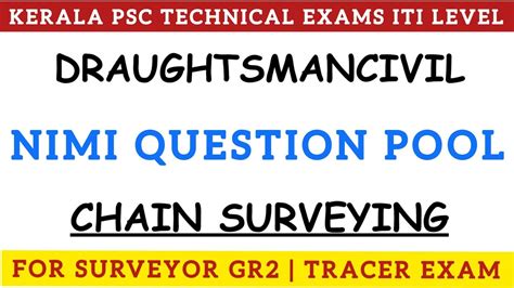 Nimi Question Bank Iti Level Draughtsman Civil Class For Kerala Psc