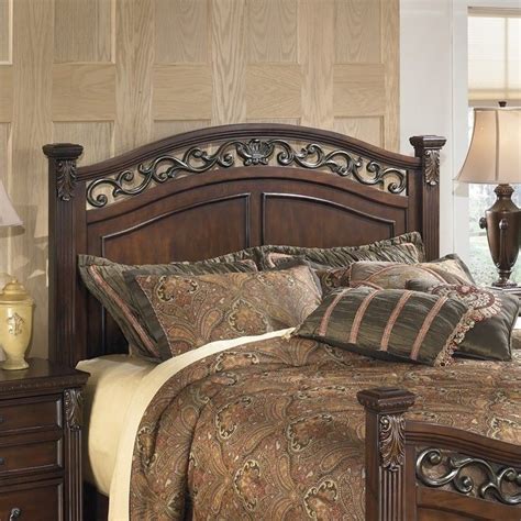 Signature Design By Ashley Leahlyn Panel Headboard In Brown B526 Xxpohb