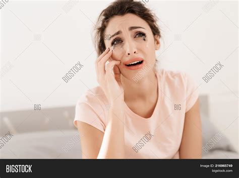 Lonely Woman Crying Image And Photo Free Trial Bigstock