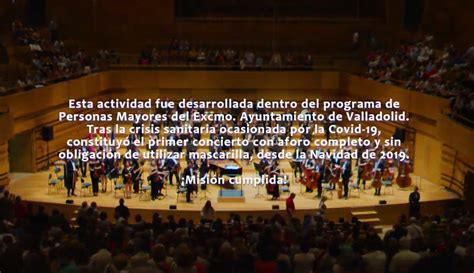 Joven Orquesta de Valladolid on Twitter Misión cumplida