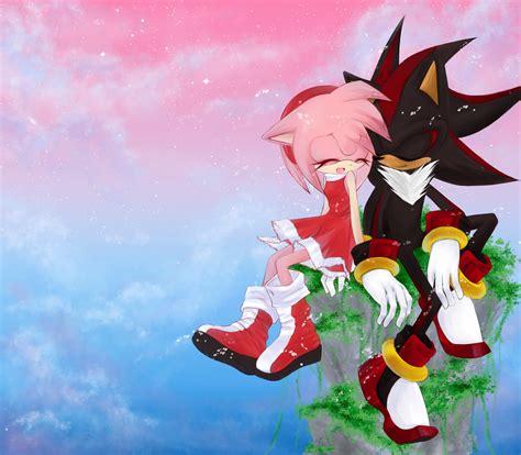 Sonic Shadow And Amy Rose The Hedgehog