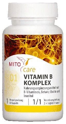 MITOcare Vitamin B Komplex Kapseln 60 Stk Ab 33 95