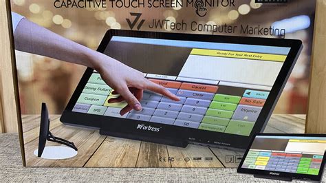 Fortress CF215TM Capacitive Touch Screen Monitor Unboxing YouTube