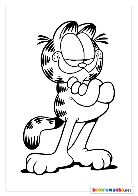 Kolorowanki Garfield Kolorowanki Do Druku