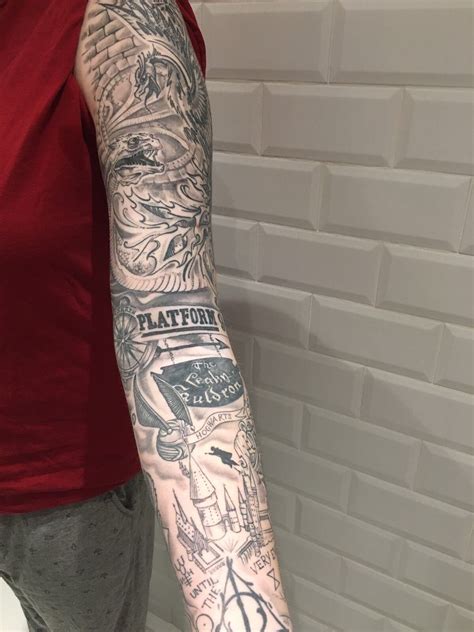 Pin By Sean Phillips On HP Tattoo Sleeve Leg Harry Potter Tattoos