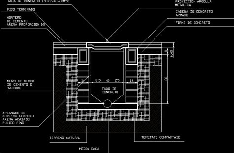 Sewerage Details In AutoCAD CAD Library