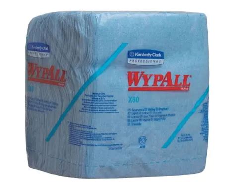 Kimberly Clark Wypall X Blue Wipes In Pre Cut Reel Wipe Reel