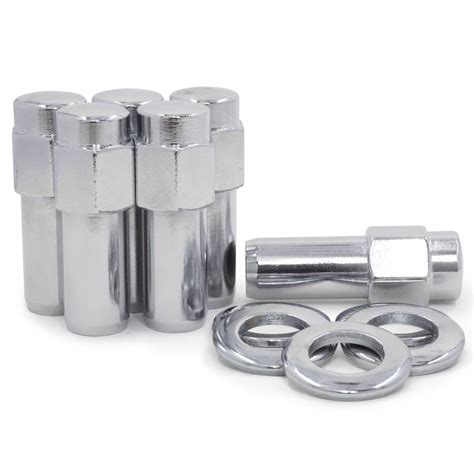 20 LUG NUTS 12x1 5 CHROME SST MAG NUT 1 37 SHANK CRAGAR CHEVROLET