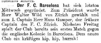 Las polémicas en torno a la historia del FC Barcelona IV Hans Gamper