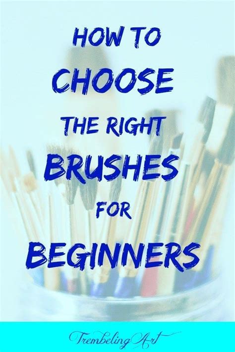 How To Choose The Right Artists Brushes Paint Brush Sizes Artist Brushes Acrylic Painting Tips