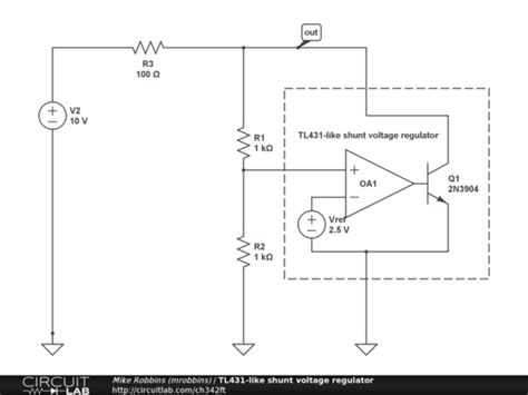 TL431-like shunt voltage regulator - CircuitLab