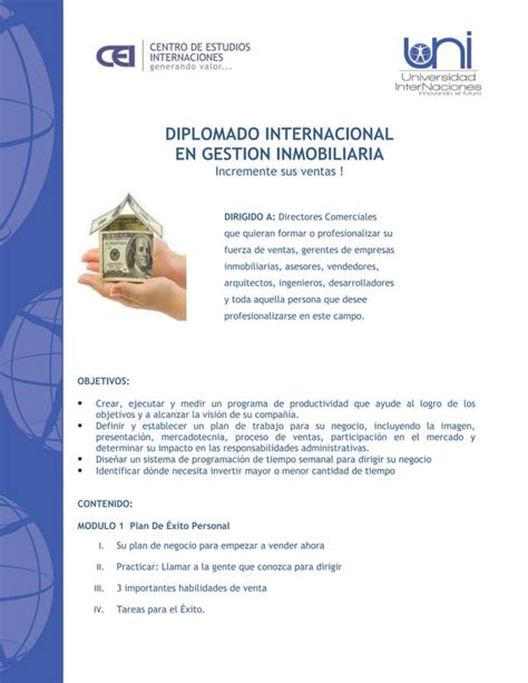 Diplomado Internacional Gestion Inmobiliaria Pdf