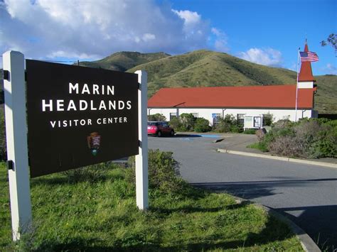 There Is A Sign That Says Martin Headlands Visitor Center