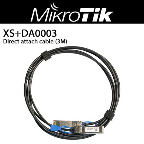 Switch Fiber MikroTik SFP 10G XS DA0003 SFP Direct Attach Cable At Rs