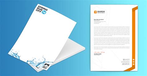 Letterhead Printing Printingcenterusa