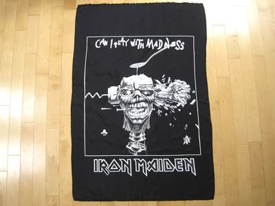 Huge S Vintage Iron Maiden Banner Flag Tapestry Can I Play With