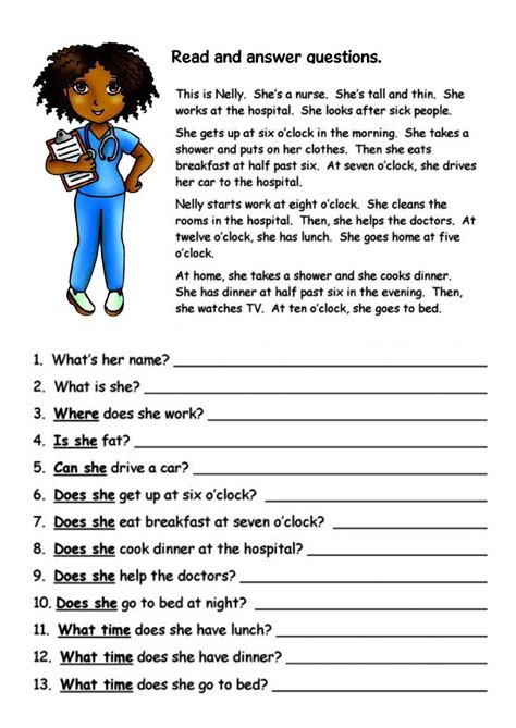 Reading Comprehension Online Exercise For Grade Live Worksheets