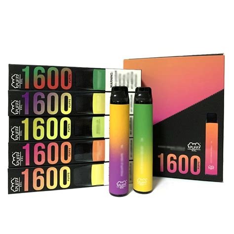 Puff Xxl 1600puffs Disposable Valid Scratch Code Vape Pen Device