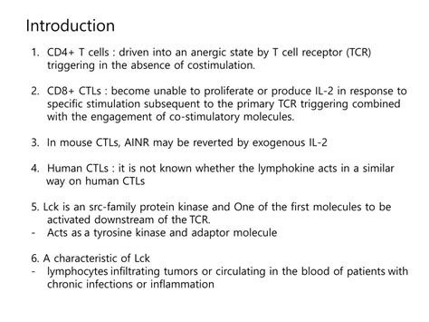 Ppt Regulation Of Lck Degradation And Refractory State In Cd8