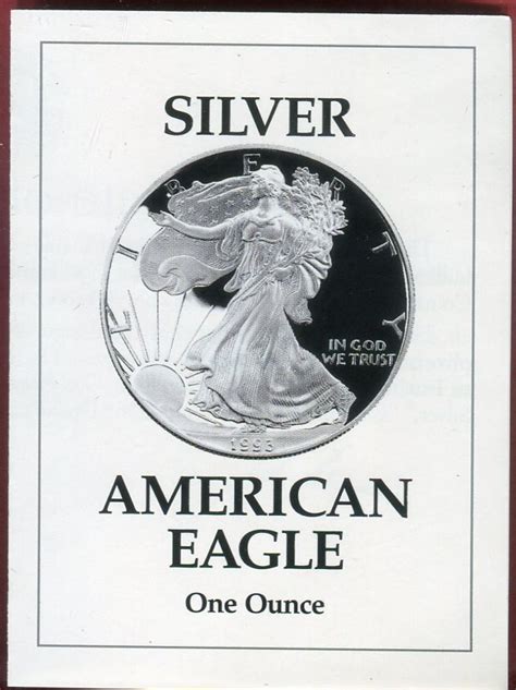 Usa Dollar Silberm Nze P Silver Eagle Eine Unze Polierte