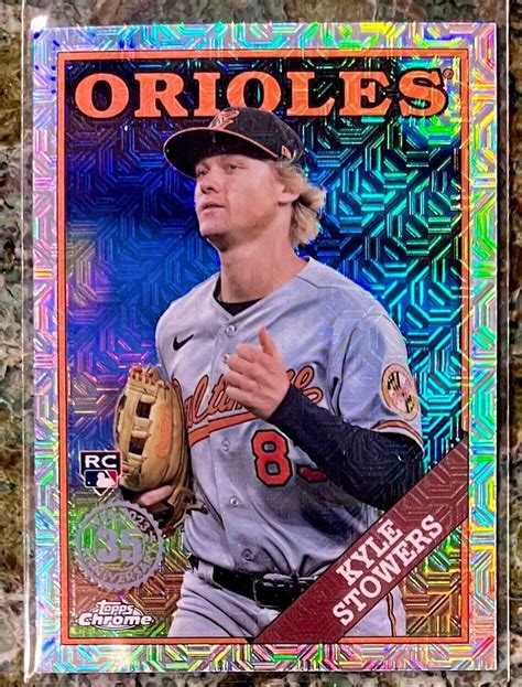 2023 Topps Series 1 KYLE STOWERS RC Rookie Silver Pack Chrome Mojo